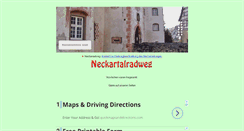 Desktop Screenshot of neckarradweg.de